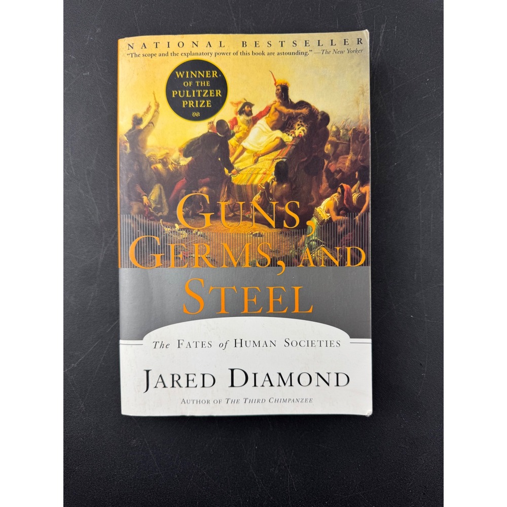 Guns Germs and Steel Jared Diamond Paperback Pulitzer Prize History Science
